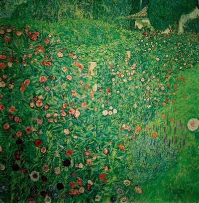 Italian Garden Landscape by Gustav Klimt